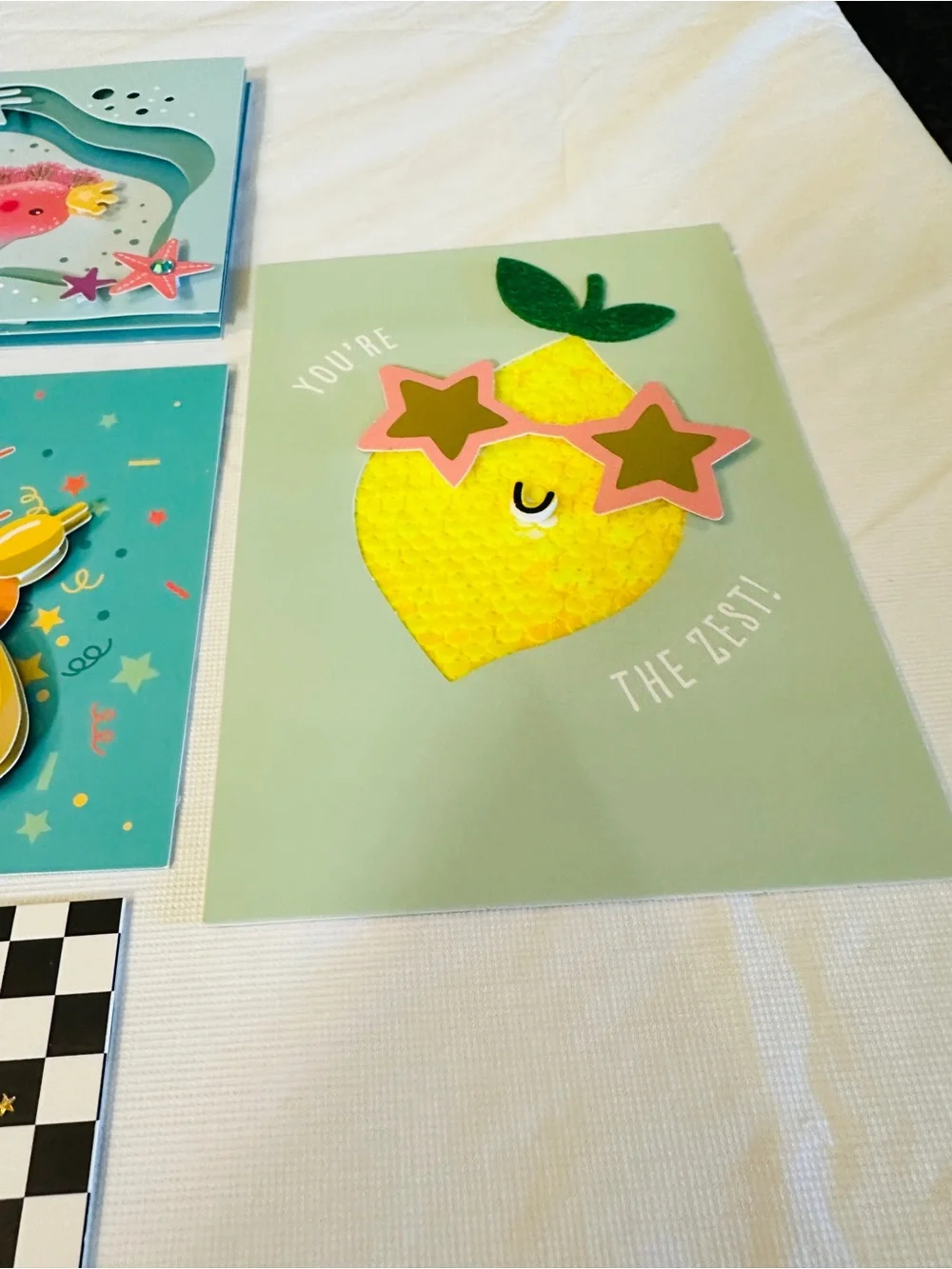 Set of 10 pcs. Hand Crafted Greeting Cards